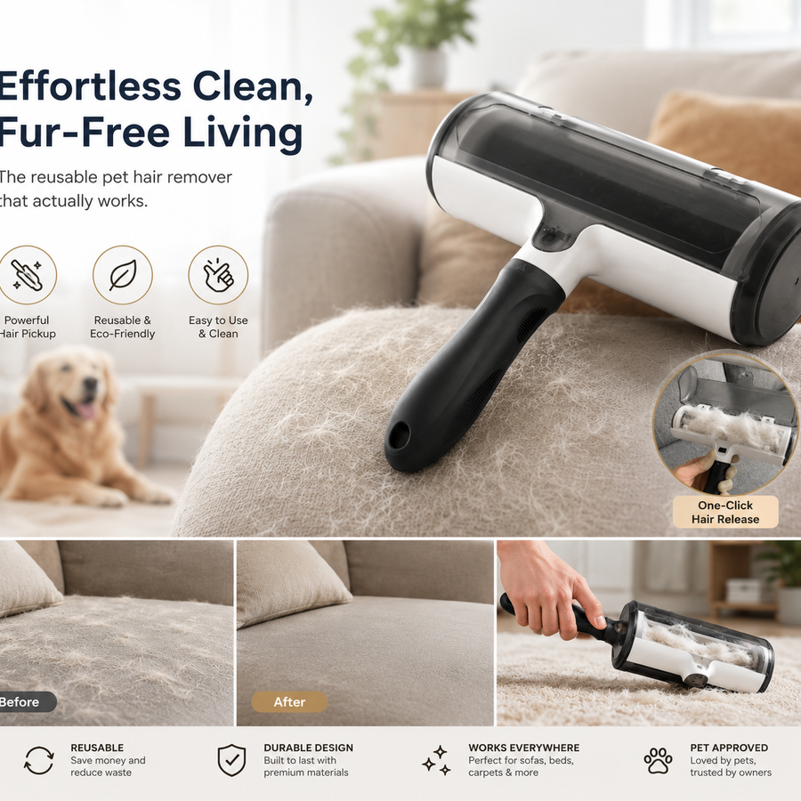 Pet Hair Remover, Dust Collector, Drum, Clothes Adhesive Ball, Clothes Hair Remover, Scraper, Drum Brush