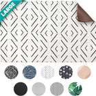 Large Dog Mat for Food and Water, Cat Feeding Mat | Large Waterproof Dog Bowl Mat | Non-Slip Pet Food Mat for Floors | Pet Mats for Food and Water | Easy to Clean